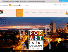 Tablet Screenshot of lascolinashotel.com